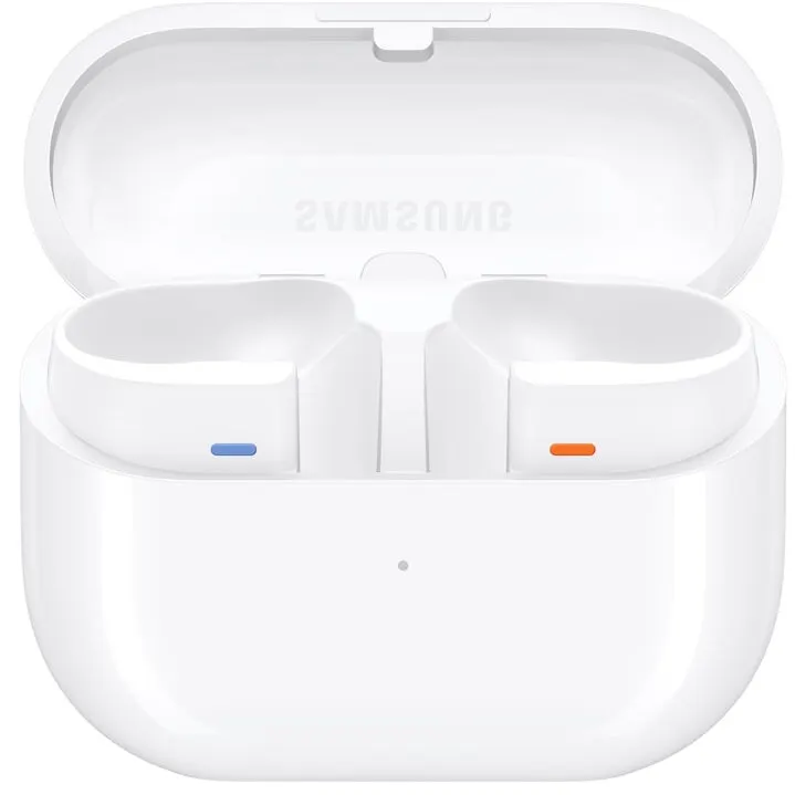 Samsung Carcasa de incarcare Samsung pentru casti Samsung Galaxy Buds3 Pro, USB-C, suport incarcare wireless (Qi), Alb
