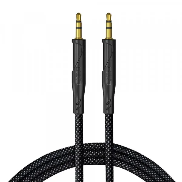 LITO Cablu Audio 3.5mm - 3.5mm Lito LA02, 1m, Negru