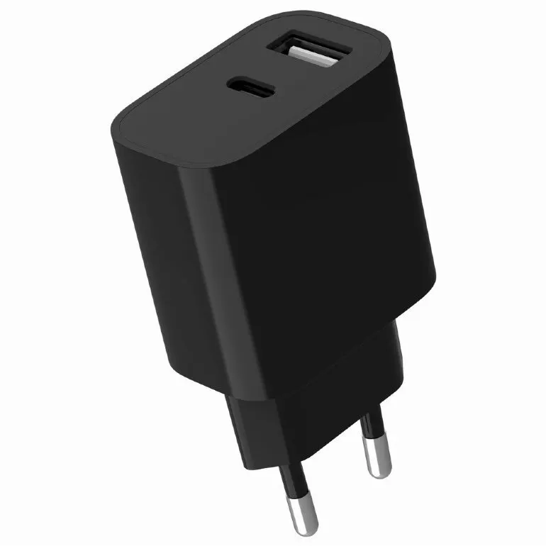GEMBIRD Incarcator USB de retea Gembird (TA-UC-2AC12-01), 1*USB-A si 1*USB-C iesire, 5V, 2.4A, alb