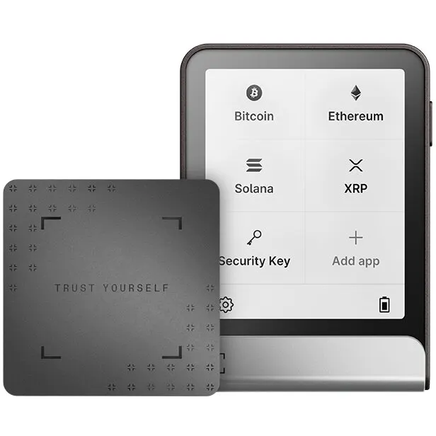 Ledger Portofel hardware criptomonede Ledger Flex cu Recovery Key, ecran E Ink 2.8 inch, Bluetooth, USB-C, Graphite