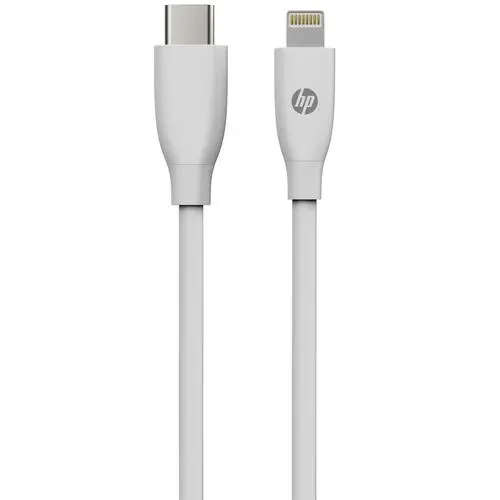 Cablu de date HP DHC-MF102-2M, USB-C - Lightning, 2m (Alb)