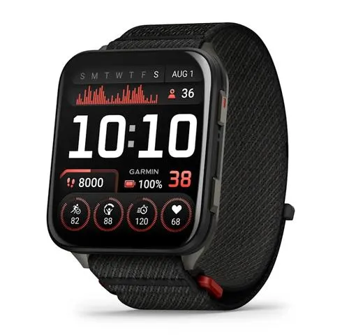Smartwatch Garmin Garmin Venu X1, Ecran AMOLED 2inch, 32GB Flash, GPS, Bluetooth, ANT+, Wi-Fi, iOS/Android (Negru)