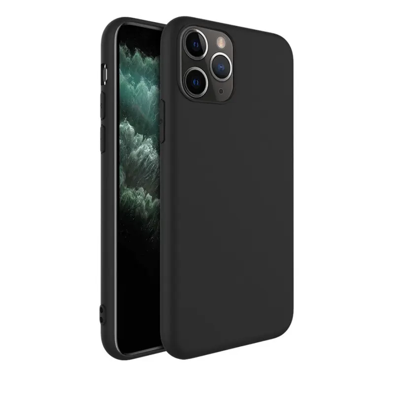 Flippy, Husa protectie Flippy compatibila cu Apple iPhone 13 Pro Matte Tpu Negru Mat