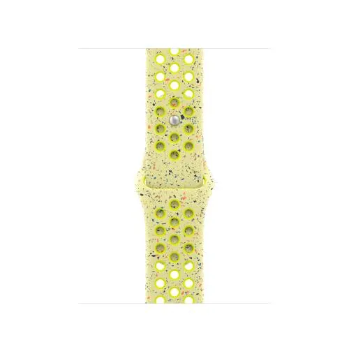 Curea Smartwatch Apple MXU63ZM/A pentru Watch 42mm, Nike Sport Band, M/L (Galben/Bej)