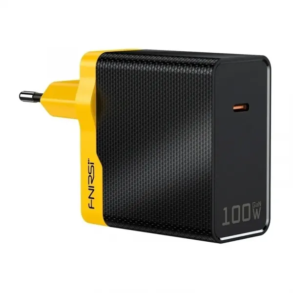Fnirsi Incarcator Retea Fnirsi, 100W, 5A, 1 x USB-C, Negru