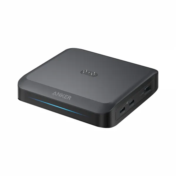 Anker Incarcator Statie Anker pentru baterie externa Prime, 150W, 5A, 1 x Pogo Pin - 1 x USB-A - 2 x USB-C, Negru A1903G11