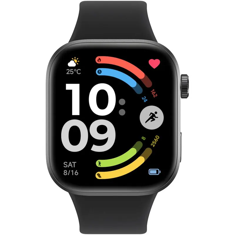Xiaomi Ceas Smartwatch Redmi Watch 6, ecran AMOLED 2.07, GPS, Bluetooth 5.4, baterie 550 mAh, Autonomie 24 zile, Obsidian Negru
