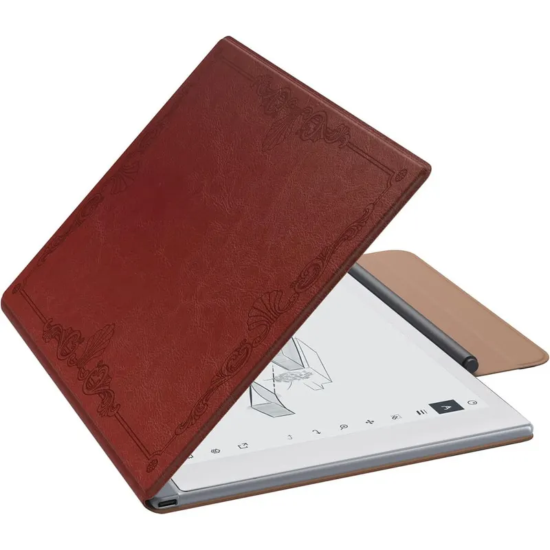Moko Husa MoKo Book Folio pentru Remarkable 2 10.3, Magnetic, Vintage Maro