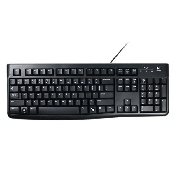 Logitech Tastatura Logitech Business, Ukr, cu fir, Negru