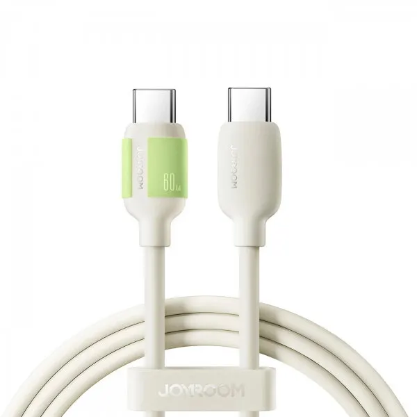 JOYROOM Cablu Date si Incarcare USB-C - USB-C Joyroom S-A53, 60W, 1.2m, Bej