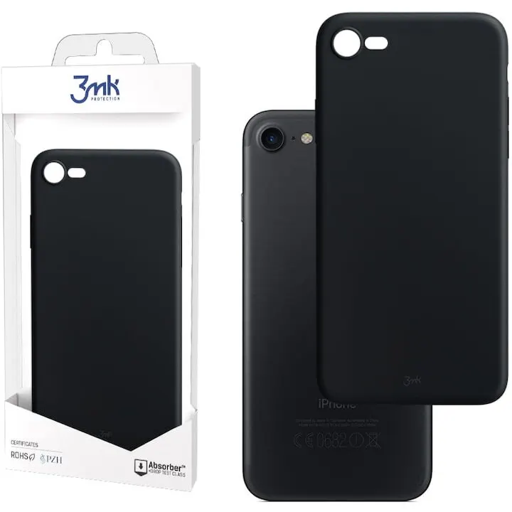 3MK Husa pentru Apple iPhone SE (2020) / 8 / 7, 3MK, Matt, Neagra