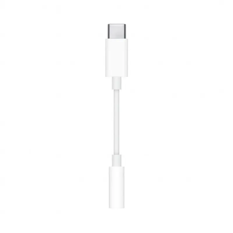 Apple Adaptor Apple MU7E2ZM/A, USB-C - 3.5mm Jack, White