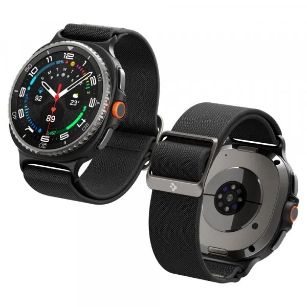 Spigen Curea Spigen Lite Fit pentru Samsung Galaxy Watch9 / Watch8 / Watch8 Classic Series, Neagra AMP10117