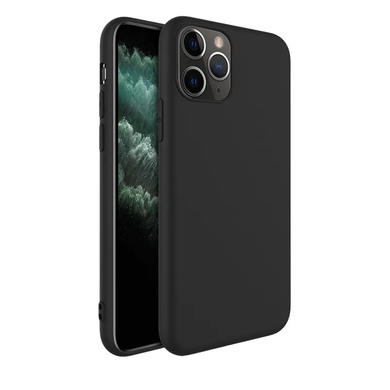 Flippy, Husa protectie Flippy compatibila cu Apple iPhone 13 Pro Max Matte Tpu Negru Mat